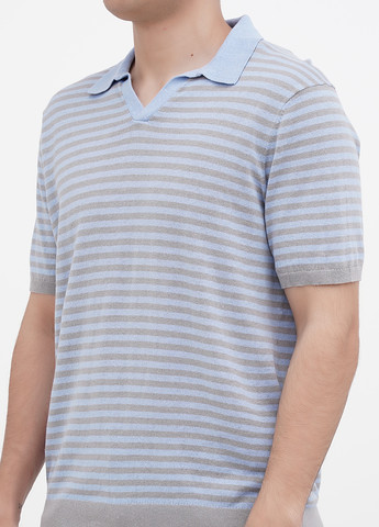 Горчичная футболка-поло для мужчин Michael Kors в полоску