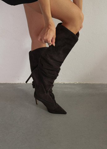 Осенние сапоги ботфорты Le'BERDES