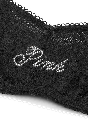 Черный демисезонный комплект (бюстгальтер, трусики) Victoria's Secret