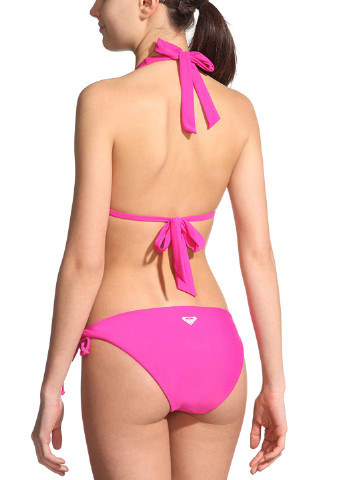 Розовый летний купальник (лиф, трусики) бикини Roxy