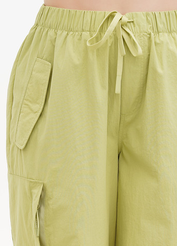 Светло-зеленые кэжуал летние брюки Tom Tailor