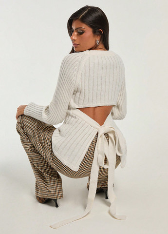 Кремовий демісезонний джемпер джемпер SHEIN