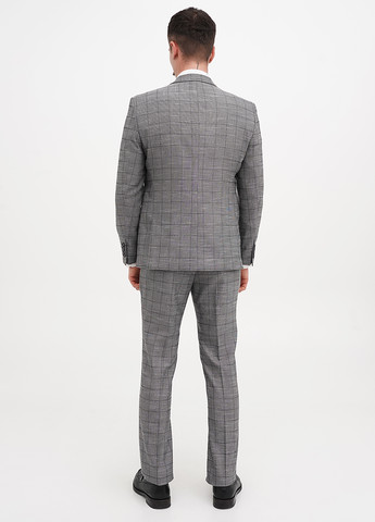 Светло-серый демисезонный костюм (пиджак, брюки) брючный Federico Cavallini