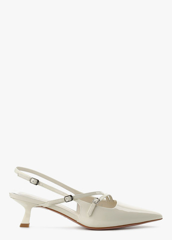 Le'BERDES Туфли слингбеки молочный з натуральная кожа, украина — лето (370451994)