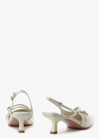 Le'BERDES Туфли слингбеки молочный з натуральная кожа, украина — лето (370451994)