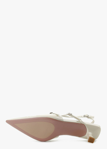 Le'BERDES Туфли слингбеки молочный з натуральная кожа, украина — лето (370451994)