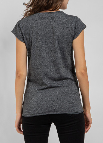 Темно-сіра футболка з принтом Ko Samui - (250382557)