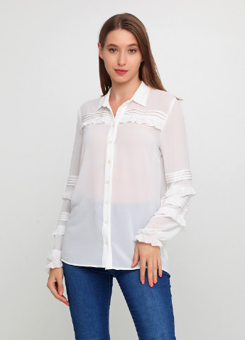Белая демисезонная блуза Liu Jo