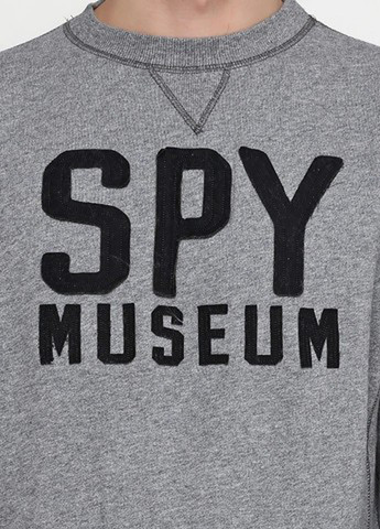 Сірий світшот Blue 84 меланж нашивки (361960000)