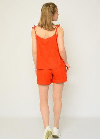 Костюм женский майка и шорт темно-оранжевй размер XS 366264 New Trend (255275391)
