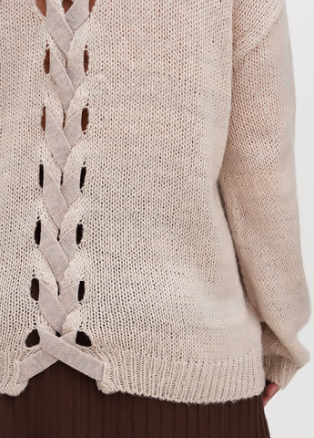 Бежевый демисезонный пуловер пуловер Alya