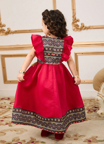 Бордовое платье SHEIN (367042153)