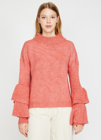 Светло-красный демисезонный свитер KOTON
