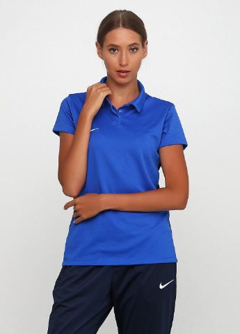 Синяя женская футболка-поло Nike