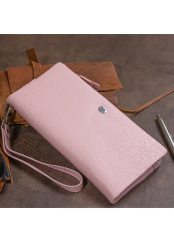 Женский кожаный кошелек-клатч 20,8х10х2 см st leather (252127841)