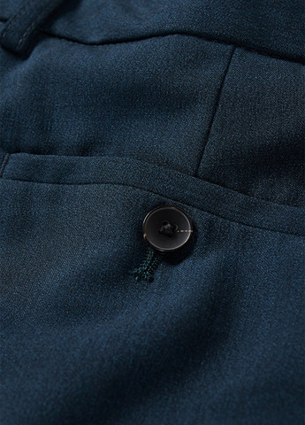 Синие кэжуал демисезонные прямые брюки C&A