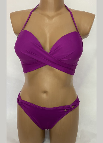 Фиолетовый летний купальник (лиф, трусы) раздельный S.Oliver