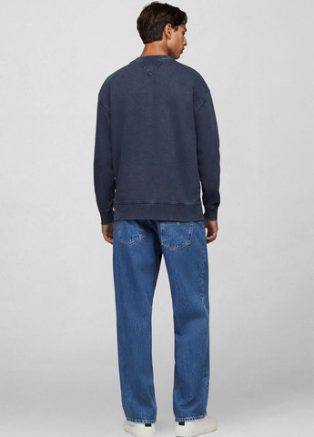 Синій світшот Tommy Jeans логотип без декору (315066709)