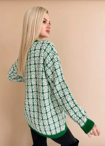 Зеленый демисезонный кардиган No Brand