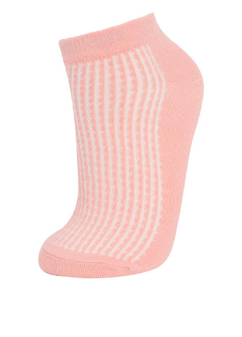 Носки(3шт) DeFacto без уплотненного носка розовые повседневные