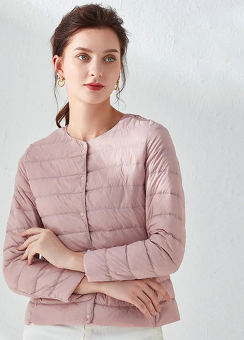 Рожевий демісезонний Пуховик Uniqlo