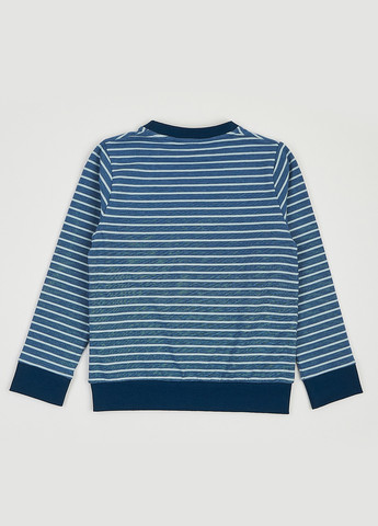 Темно-синій світшот ArDoMi смужка нашивки (293004870)