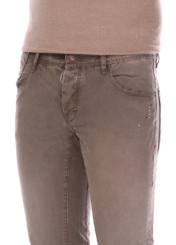 Хаки кэжуал демисезонные прямые брюки Antony Morato