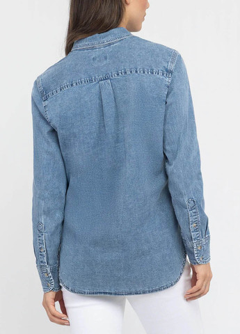 Синяя джинсовая рубашка варенка U.S. Polo Assn.