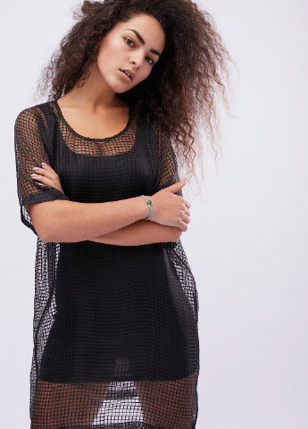 Чорна кежуал сукня Carica однотонна