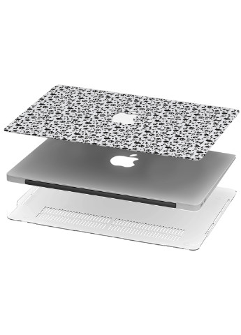 Чехол пластиковый для Apple MacBook Pro 13 A1278 Паттерн черепа (Skull pattern) (6347-2449) MobiPrint (218867801)