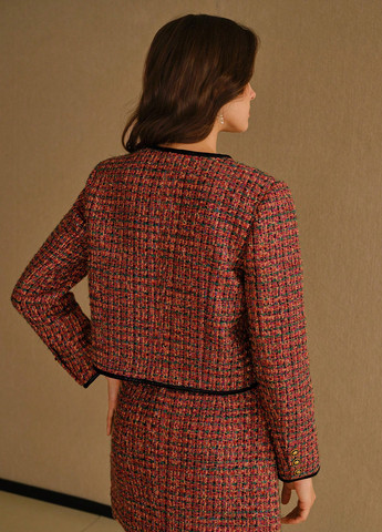 Цветной женский жакет SHEIN колор блок - демисезонный