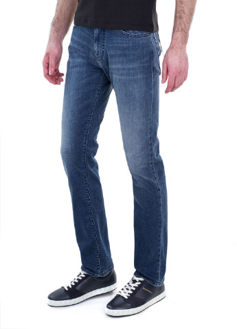 Синие летние джинсы Emporio Armani