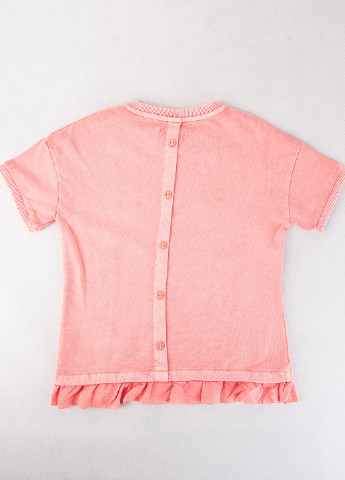 Розовая летняя футболка Woolrich