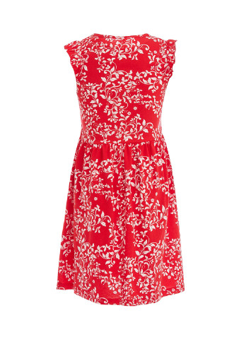 Червона кежуал плаття, сукня кльош DeFacto