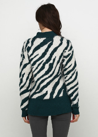 Зеленый демисезонный свитер джемпер Imitz