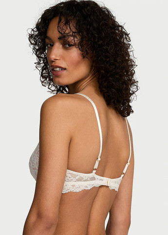 Молочний демісезонний комплект (бюстгальтер, трусики) Victoria's Secret