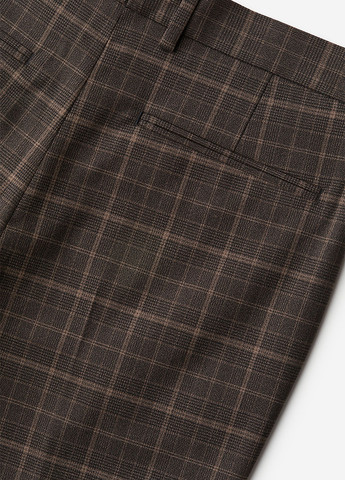 Серо-коричневые кэжуал, классические демисезонные классические брюки H&M