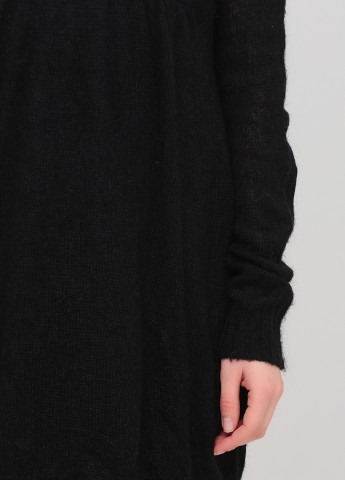 Черное кэжуал платье платье-свитер Twin-Set однотонное