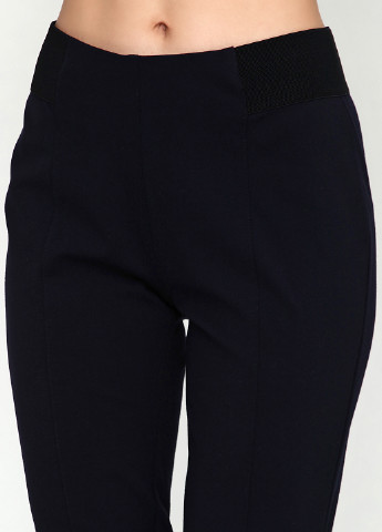Темно-синие кэжуал демисезонные зауженные брюки BRANDTEX CLASSIC