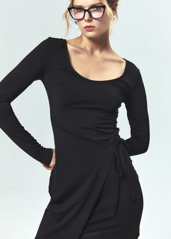 Чорна кежуал сукня Gepur однотонна