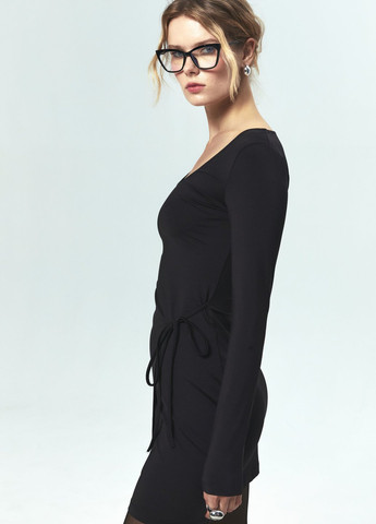 Чорна кежуал сукня Gepur однотонна