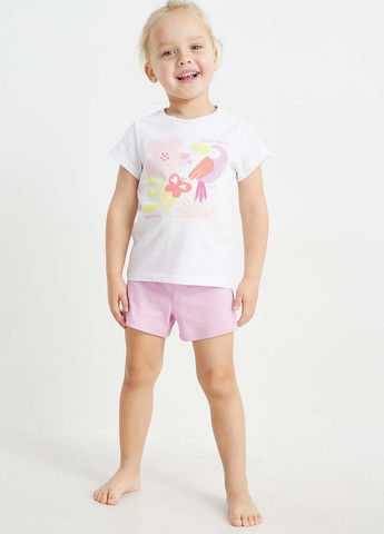 Комбинированная всесезон пижама (футболка, шорты), (2 шт.) футболка + шорты C&A