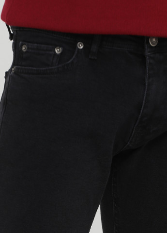Темно-серые демисезонные зауженные джинсы JACK&JONES