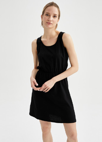 Черное кэжуал платье DeFacto