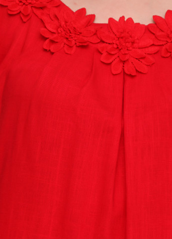Червона кежуал сукня а-силует Ruta-S з квітковим принтом