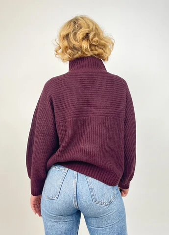 Сливовий зимовий светр Monki