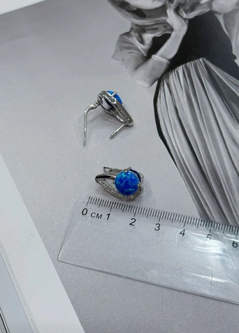 Сережки Silver Flame (307258498)