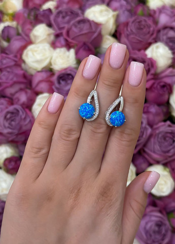 Сережки Silver Flame (307258498)