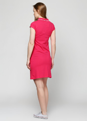 Розовое кэжуал платье Divon однотонное