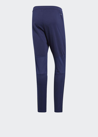 Синие спортивные демисезонные зауженные брюки adidas